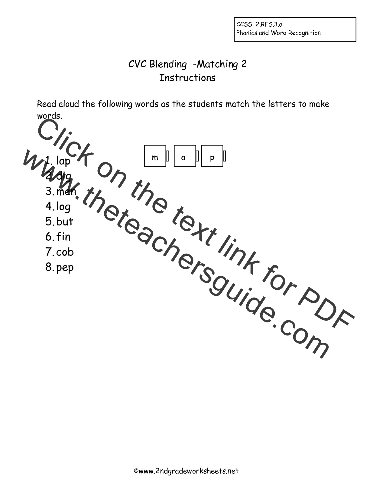 Second Grade Phonics Worksheets and Flashcards